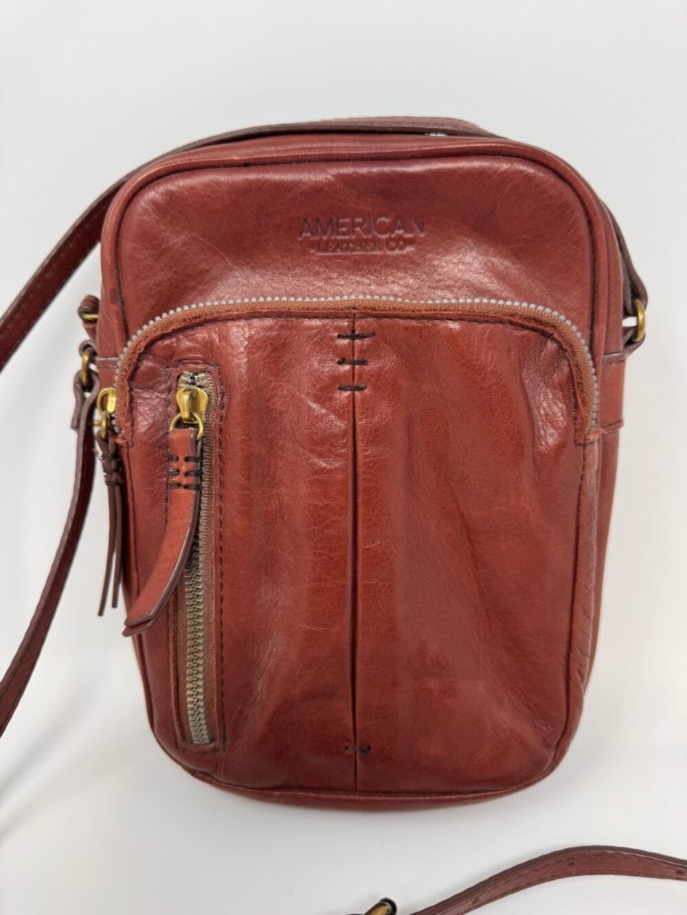 AMERICAN LEATHER CO. CLEVELAND NORTH/SOUTH CROSSBODY